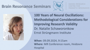 Talk by Dr. Natalie Schaworonkow from the Ernst Strüngmann Institute